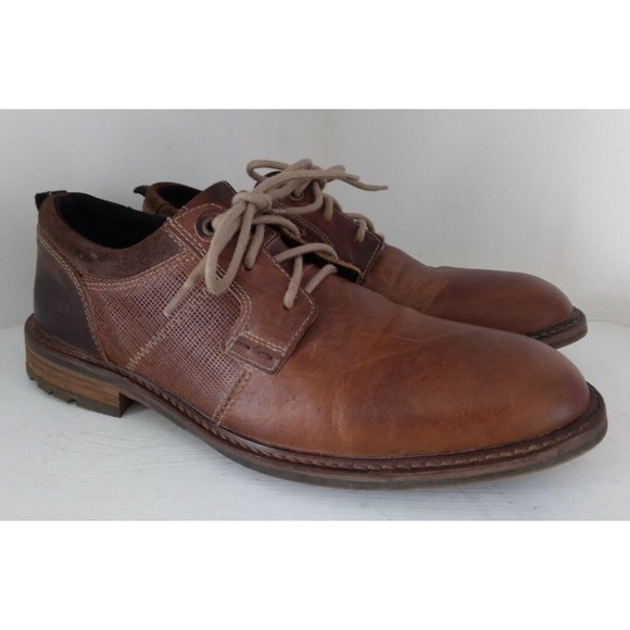 Bullboxer Other - Bullboxer Mens Everson Oxfords Shoes Brown Leather Lace Up Size 8